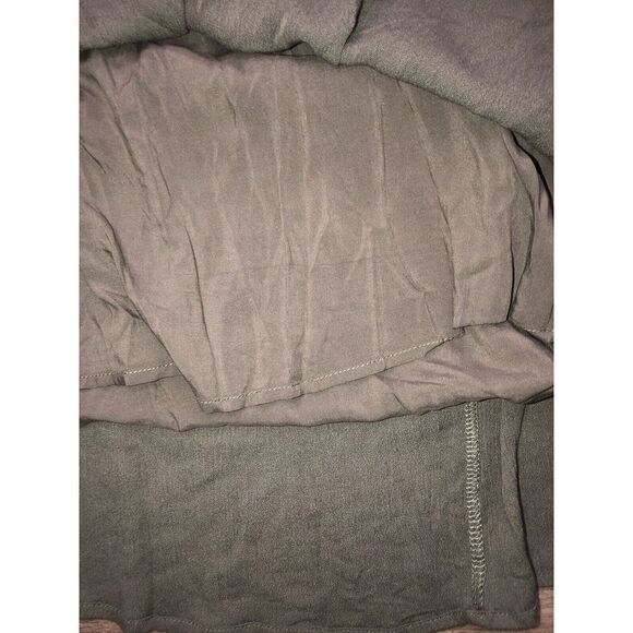 Lulus Little Beach Olive Green Lined Cutout‎ Embroidered Maxi Dress NWT L - Picture 15 of 15